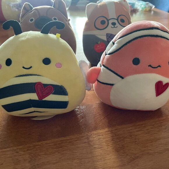 Squishmallow Plush Bundle - Four Love for Valentines - Canadian Exclusives 5" - Picture 3 of 16
